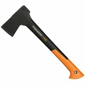 FISKARS Set Spaltaxt X25 – XL + X10 – S + Xsharp Schärfer + Handschuhe 11