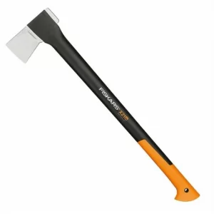FISKARS Set Spaltaxt X21 – L + X11 – S + Xsharp Schärfer + Handschuhe 9