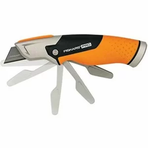 FISKARS 1027222 CarbonMax Universalmesser Cuttermesser Mit Fester Klinge 6